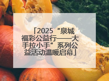 2025“泉城福彩公益行——大手拉小手”系列公益活动温暖启幕