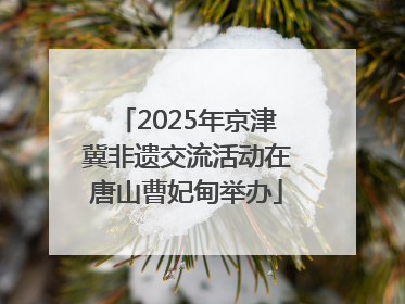 2025年京津冀非遗交流活动在唐山曹妃甸举办
