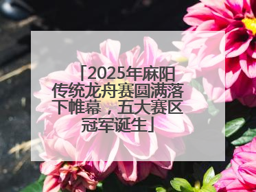 2025年麻阳传统龙舟赛圆满落下帷幕，五大赛区冠军诞生