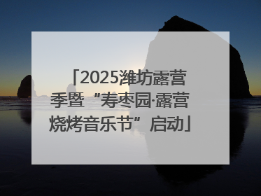 2025潍坊露营季暨“寿枣园·露营烧烤音乐节”启动