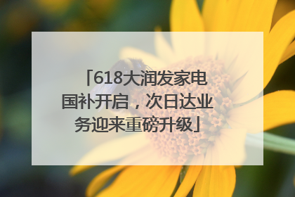 618大润发家电国补开启，次日达业务迎来重磅升级
