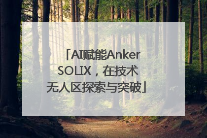 AI赋能Anker SOLIX，在技术无人区探索与突破